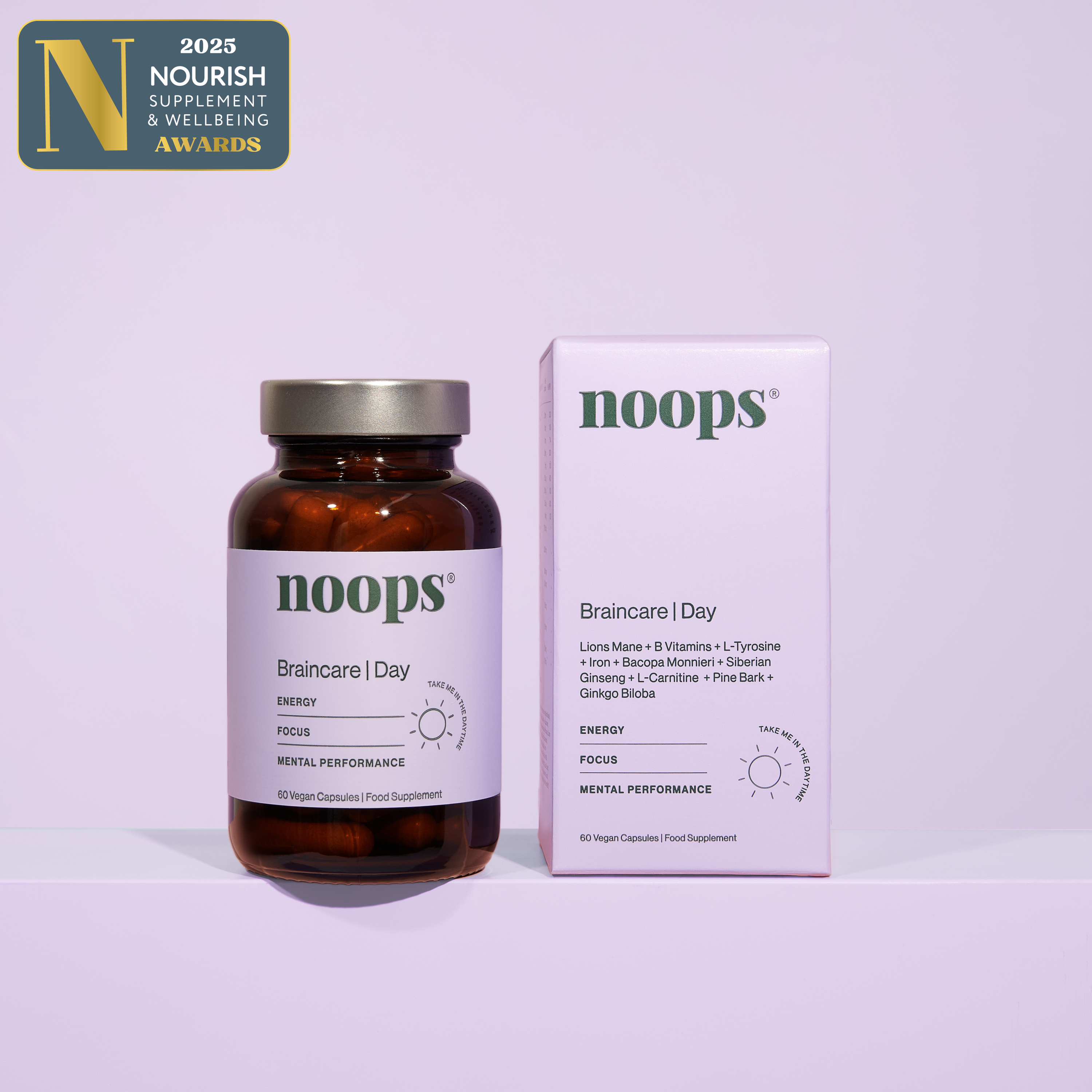 Focus, Energy, Memory + Calm Nootropics
