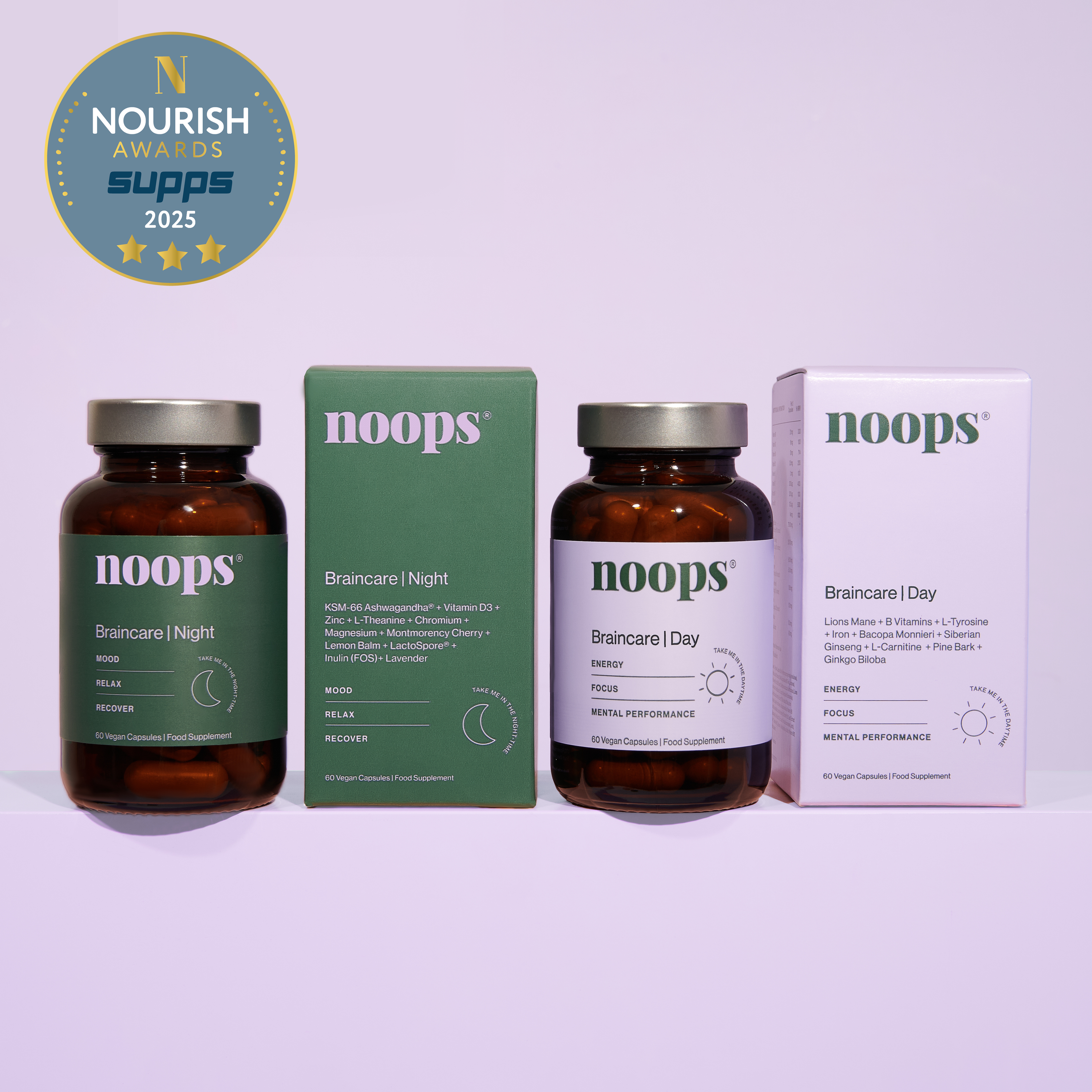 Anxiety, Sleep, Focus + Energy Nootropics
