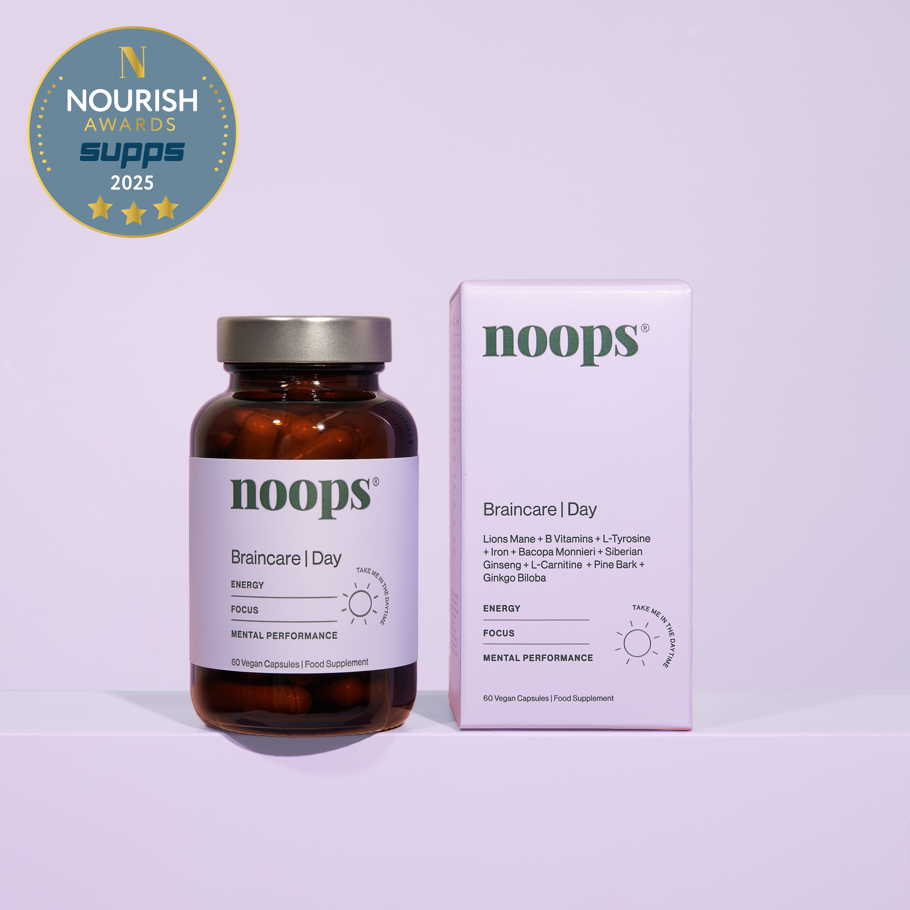 Focus, Energy, Memory + Calm Nootropics